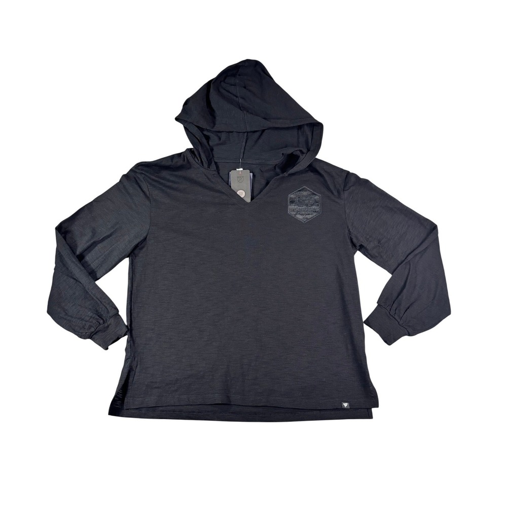 Fanatics Houston Dynamo FC Blackout Hoodie Womens Medium Black MLS Soccer NWT